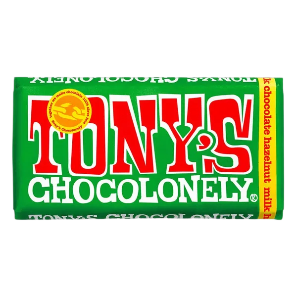 Tony'S Chocolonely Hazelnut Milk Choc 180g