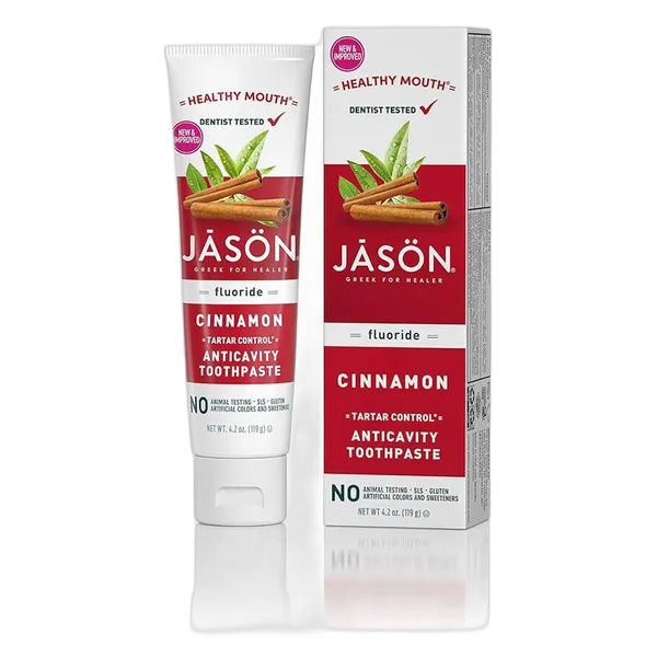 Jason Healthy Mouth Cinnamon T/Paste (4.2oz) 119g