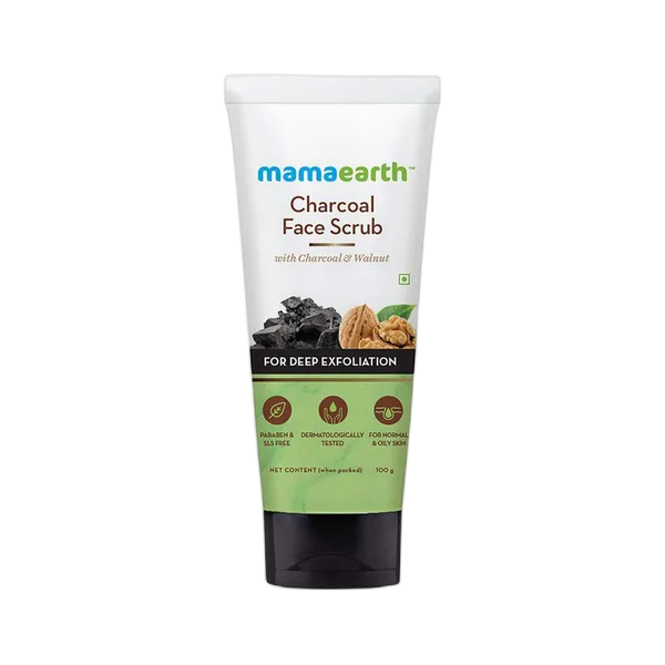 Mama Earth Charcoal Face Scrub 100g