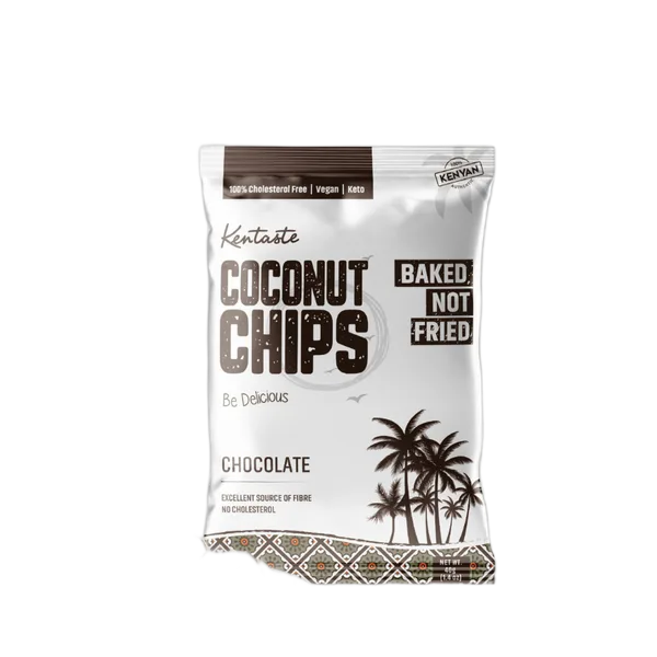 Kentaste Coconut Chips Choc 40g