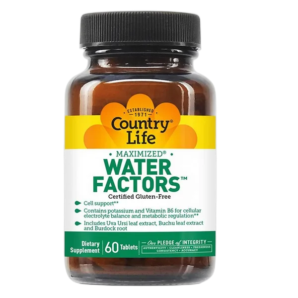 Country Life Water Factors 60 Tabs