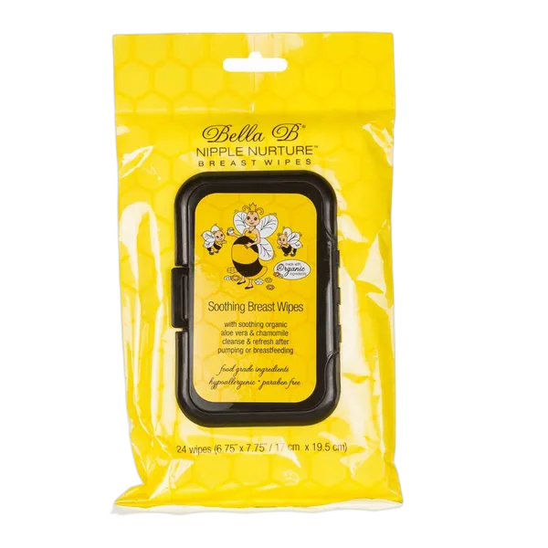 Bella B Nipple Nurture Soothing Breast Wipes 24'S