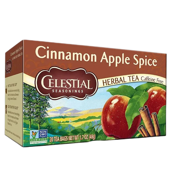 Celestial Cf Cinnamon Apple Spice Herbal Tea 20s (48g)