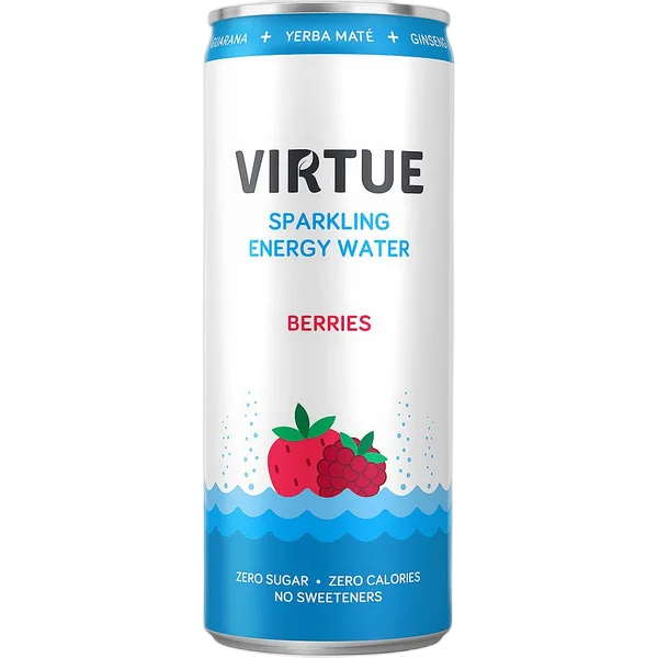 Virtue Sparkling Energy Water - Berries 250ml
