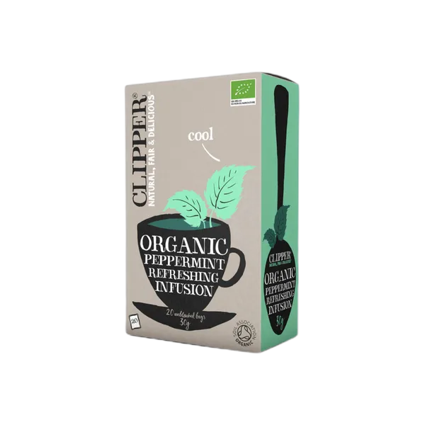 Clipper Org Peppermint Refreshing 20s 30g