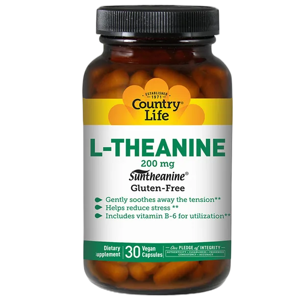 Country Life L-Theanine 200mg 30caps