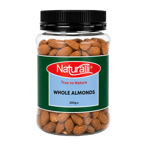 Naturalli Whole Almonds Jar 200g