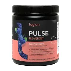 Legion Pulse Stim-Free Pre-Workout Blue R/Berry Pwdr 20svs/444g #Lpulcbr20s