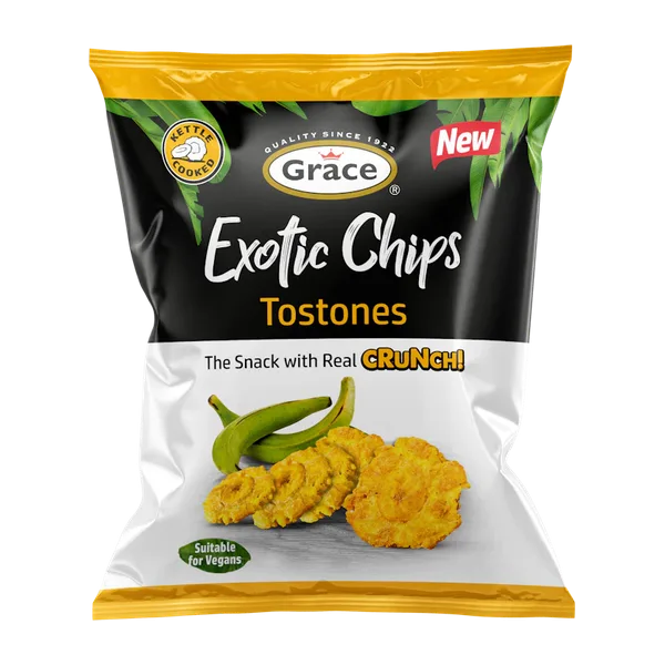 Grace Exotic Tostones Crunch Chips 75g #435101