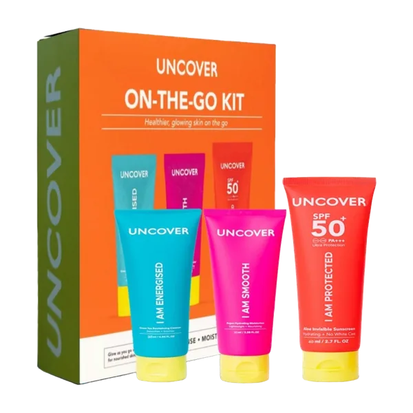 Uncover On-The-Go Kit 3p (Cleanser, Moisturizer & Spf 50+)
