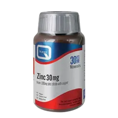 Quest Zinc From 100mg Zinc Citrate With Copper 30mg 30s