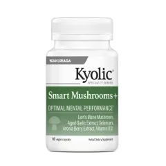 Kyolic Smart Mushrooms+ Vcaps 60's #380-96