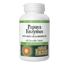 Natural Factors Papaya Enzyme Tabs 60's