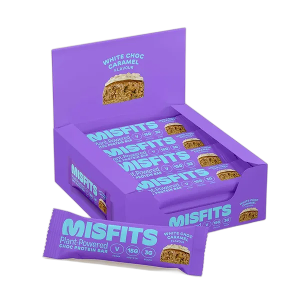 Misfits Gf Choc Caramel Prot. Bar 45g #Uk115211