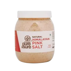 Pure & Sure Org Himalayan Pink Salt 500g