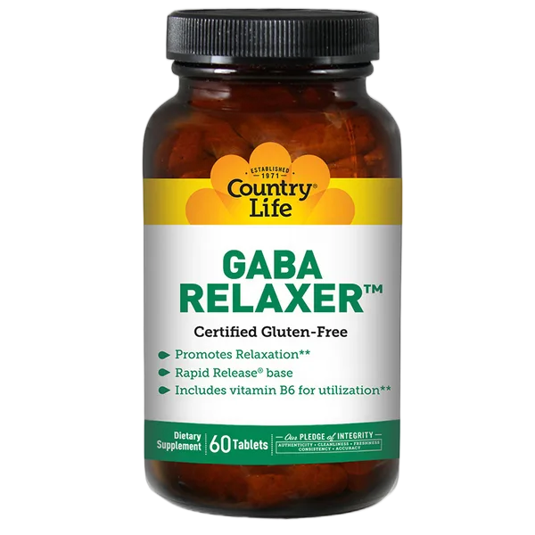 Country Life Gaba Relaxer 60tabs #Cl1501
