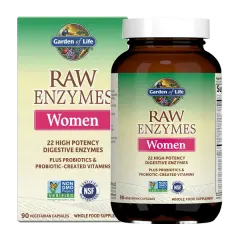 Garden Of Life Raw Enzymes Women 90 Caps #101761