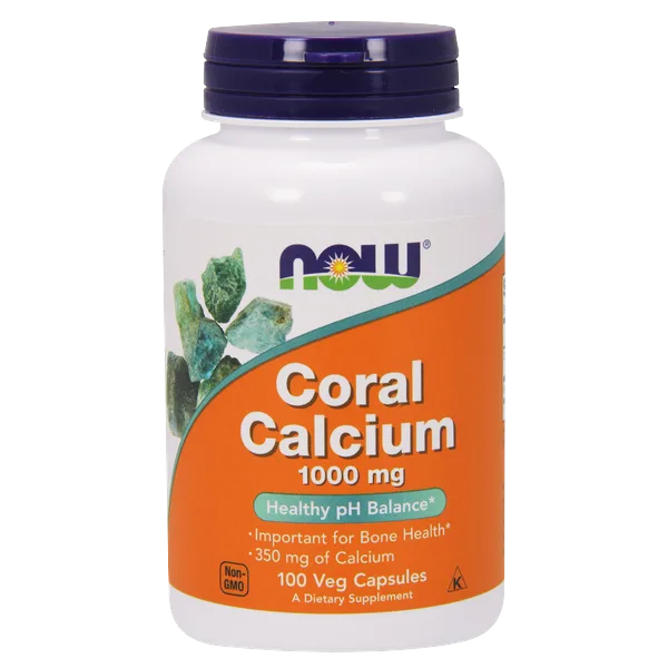 Now Coral Calcium 1000mg 100caps