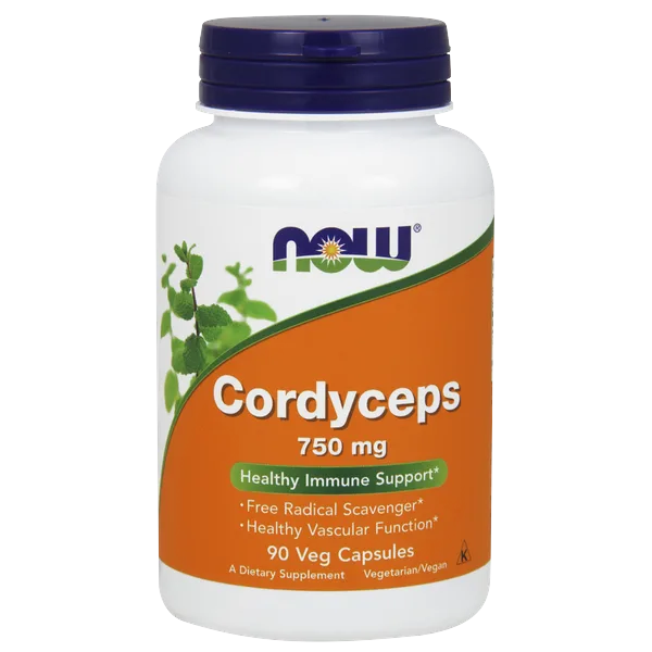 Now Cordyceps 750mg 90veg Caps