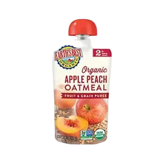 Earths Best Apple Peach Oatmeal 120g #C32311t