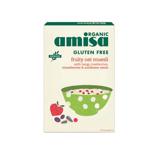 Amisa Org Gf Fruity Oat Muelsi C/Berry&S/Berry 325g #Wm12258