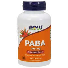 Now Paba 500mg 100caps