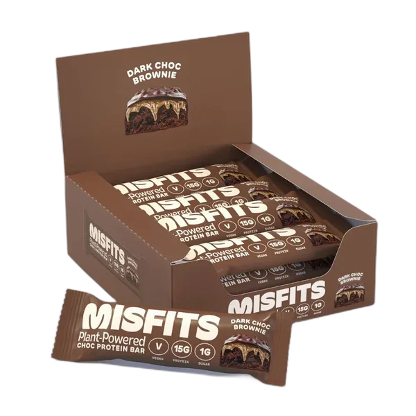 Misfits Gf Dark Choc Brownie Prot. Bar 45g #Uk110703