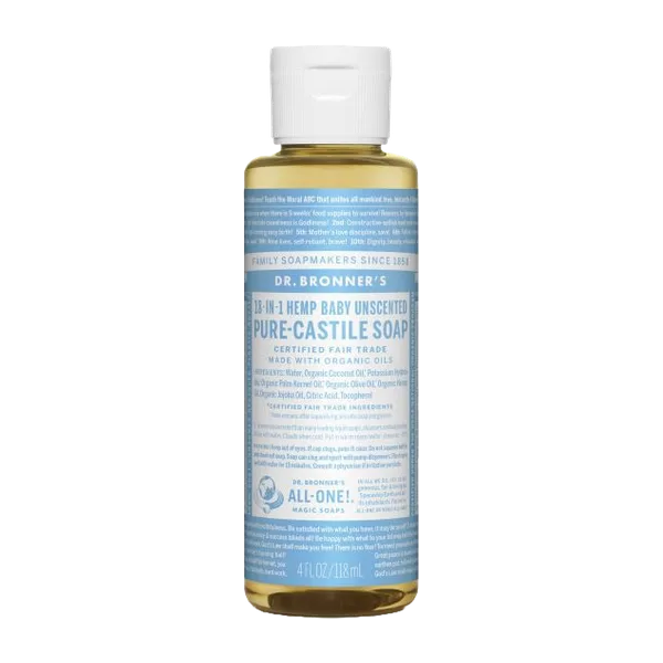 Dr Bron M Org Baby Mild Liq Soap 4oz/118ml #Olba04