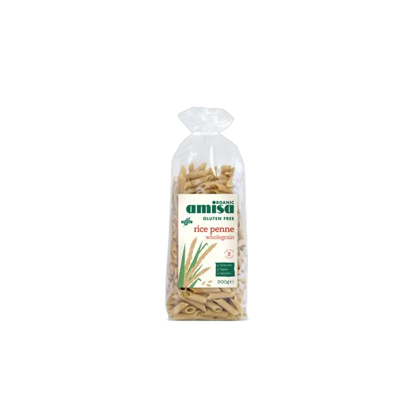 Amisa Org Gf W/Grain Rice Penne 500g Wm13415