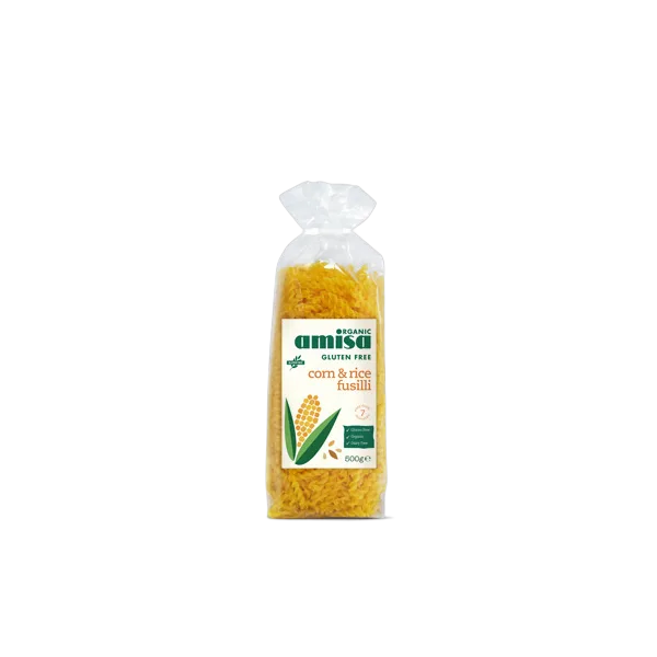Amisa Org Gf Corn & Rice Fusilli 500g #Wm13385