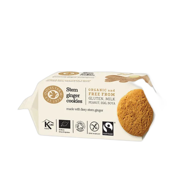 Doves Gf Org Stem Ginger Cookies 150g #Gingcs