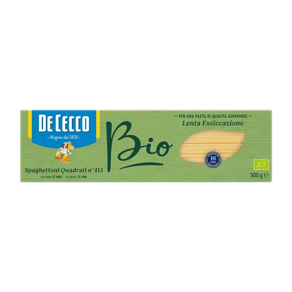 Dececco Bio Spaghettoni Quadrati Pasta 500g #0bi0413