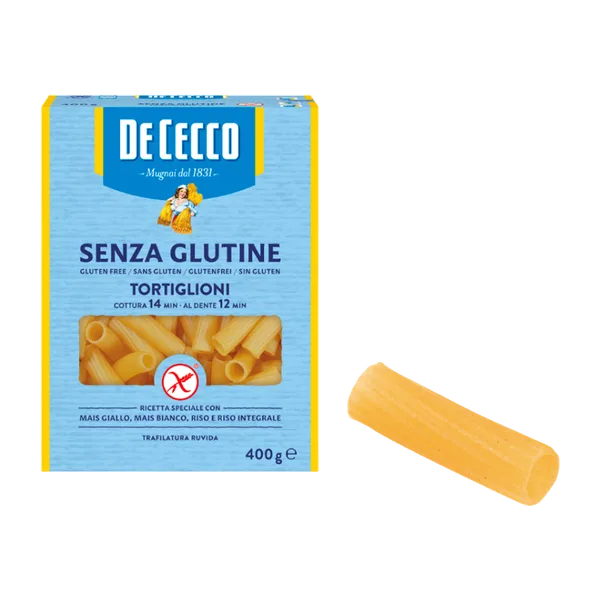 Dececco Gf Tortiglioni Pasta 400g #0gf0023