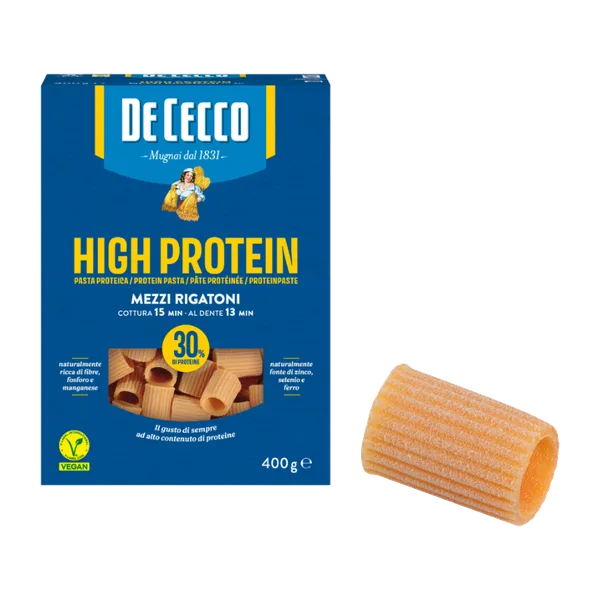 Dececco High Prot. Mezzi Rigatoni Pasta 400g #0hp0026