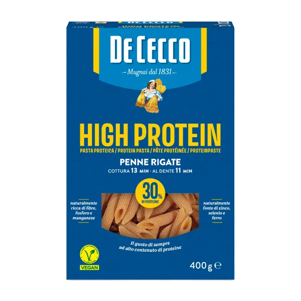 Dececco High Prot. Penne Rigate Pasta 400g #0hp0041
