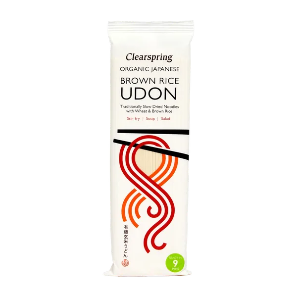 Clear Spring Org Jap Brown Rice Udon Noodles 200g