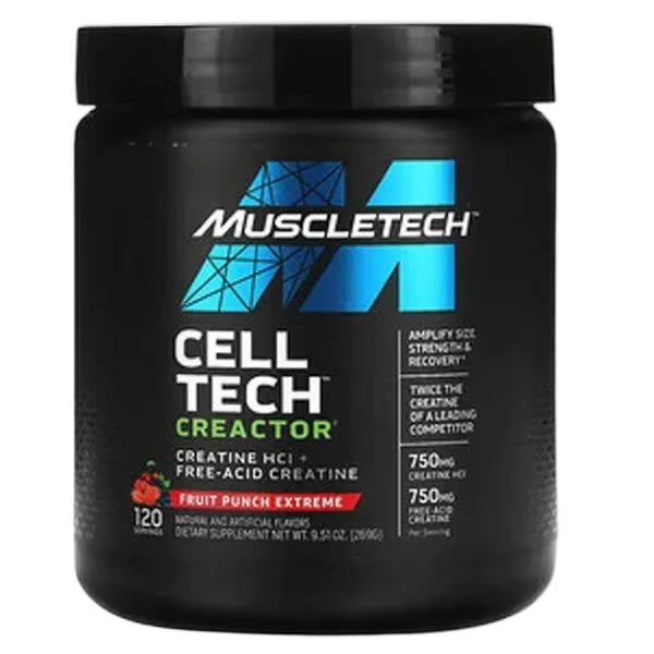 Muscle Tech Celltech Creactor Fruit Punch Extreme 120svs/269g