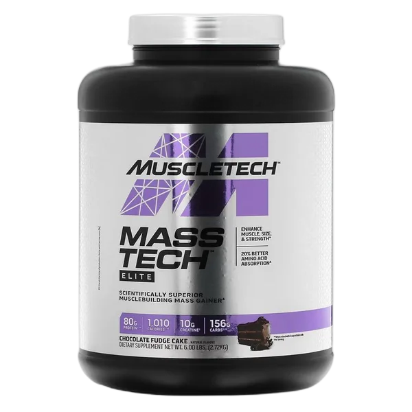 Muscle Tech Masstech Elite Choc Fudge Cake (6.00lbs) 2.72kg