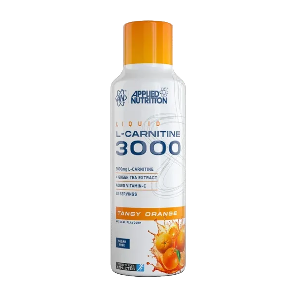 Applied Nutrition Sf Tangy Orange L-Carnitine 3000mg Liq. 480ml #Lcar3o