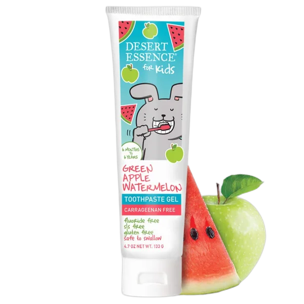 Dessert Essence Kids Toothpaste Green Apple Watermelon 133g