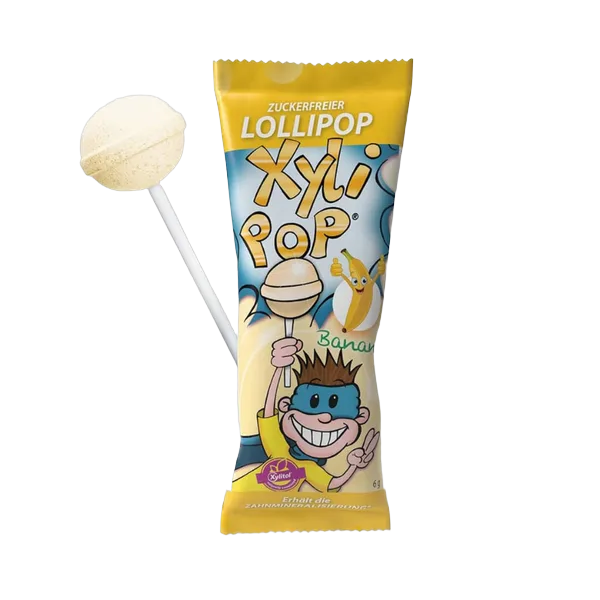 Miradent Xylitol Sf Banana Lollipop 6g