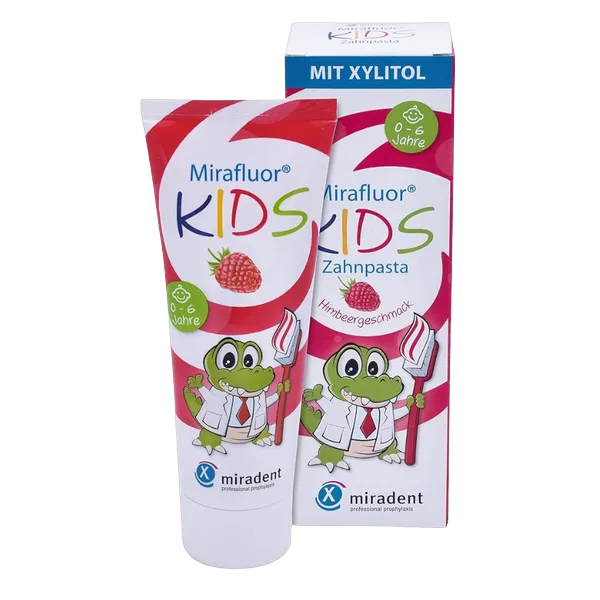 Miradent Mirafluor Kids R/Berry T/Paste (0ð6yrs) 75ml