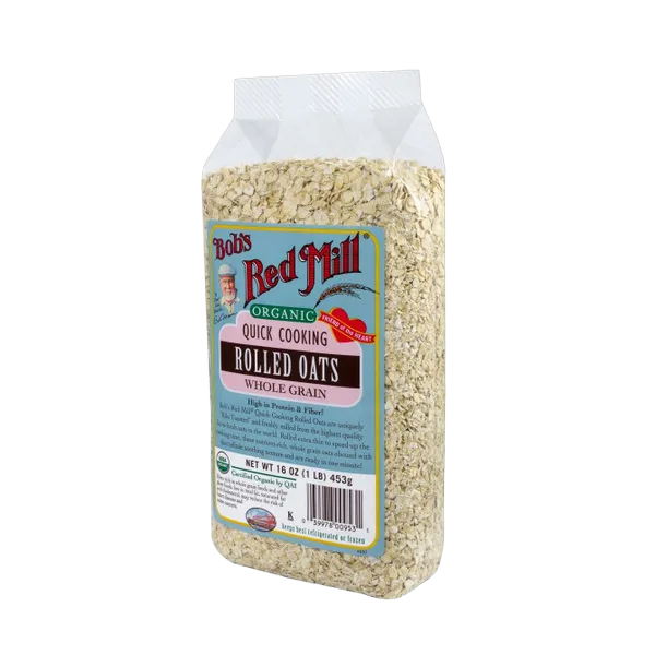 Bobs Rm Gf Org Quick Cooking Oats 1kg