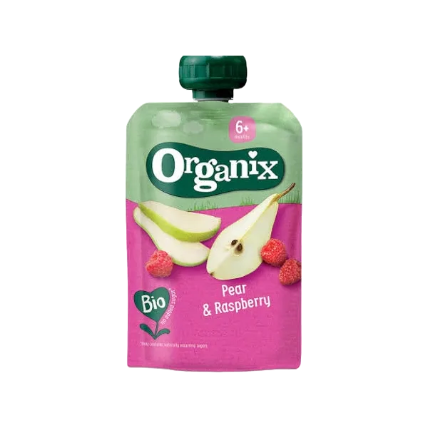 Organix Pear & Raspberry 100 G