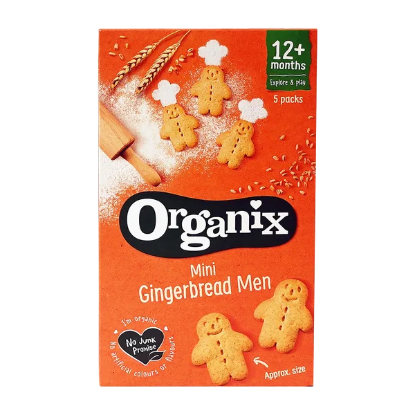 Organix Mini Gingerbread Men Biscuits (5x20 G) 100 G