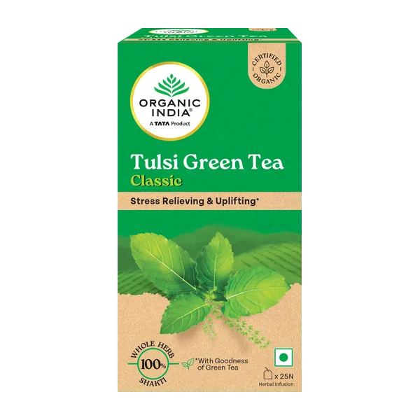 Organic India Tulsi Green Tea Classic 25'S