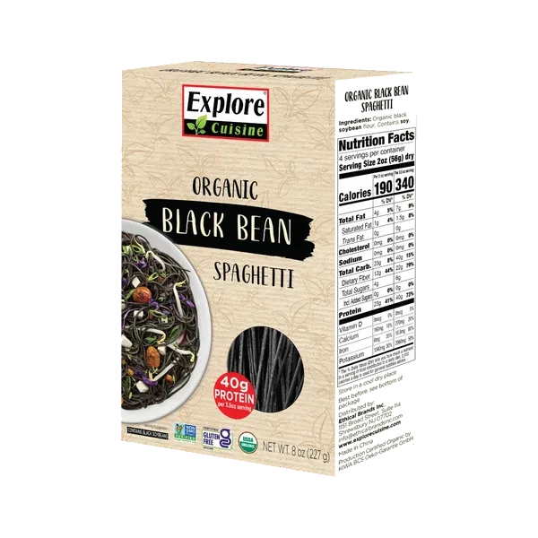 Explore Cuisine Gluten-Free Organic Black Soybean Spaghetti 200 G