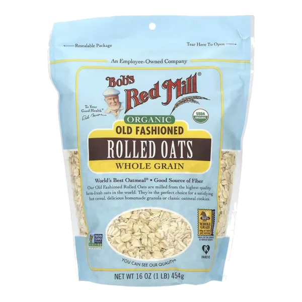 Bob'S Red Mill Organic Rolled Oats Regular 16 Oz/454 G