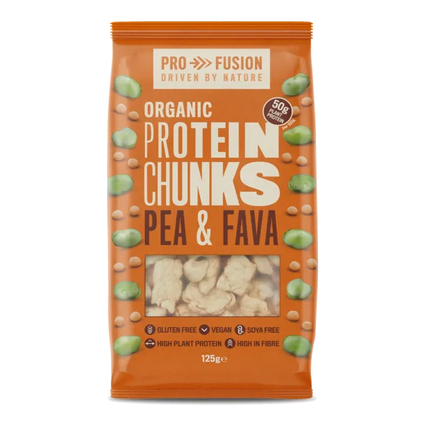 Profusion Organic Protein Chunks Pea & Fava 125 G