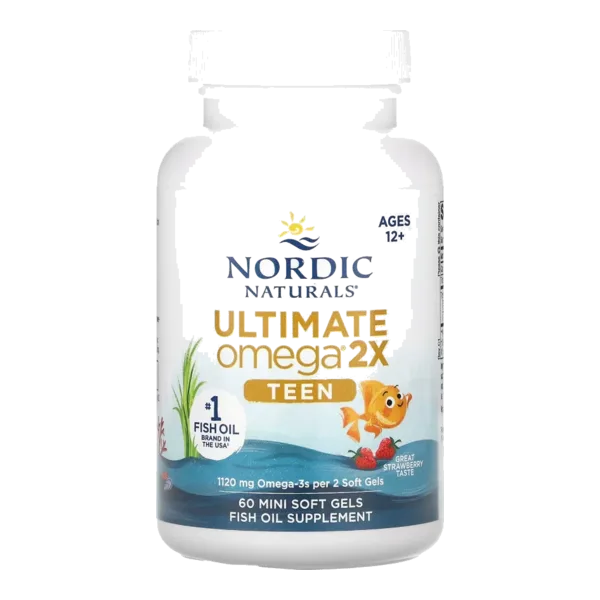 Nordic Naturals Ultimate Omega-3 Teen Mini Softgels 1120 Mg 60'S